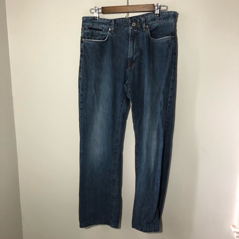 Incotex five regular straight leg 34x30 mens jeans cotton casual minimalist
